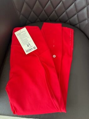 lululemon athletica Red Leggings